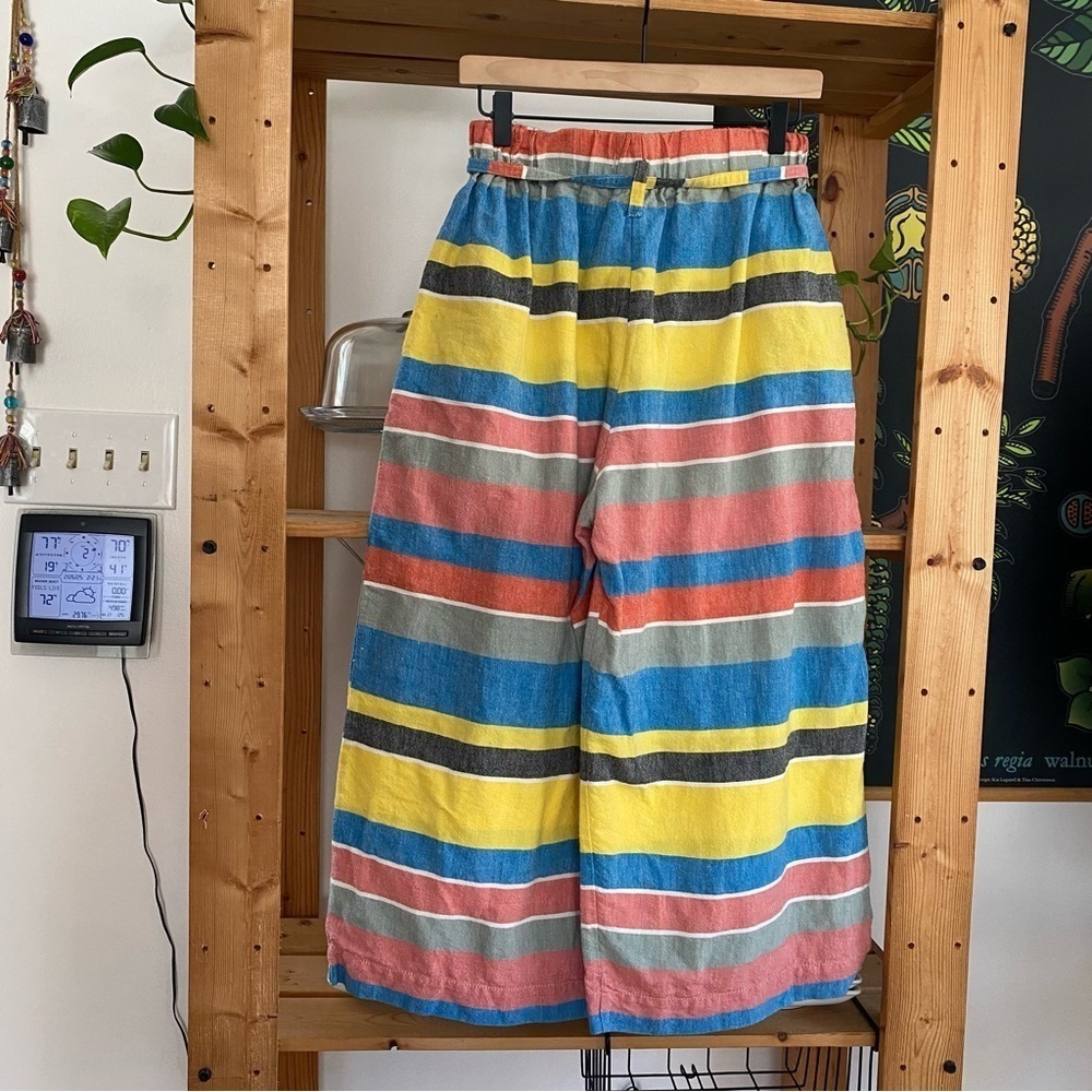 Proud Mary Colorful Stripe Wide Leg Playa Pant Medium - Picture 3 of 16